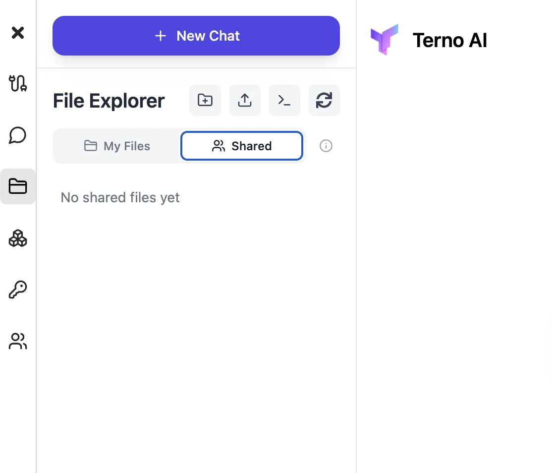 File Explorer Shared tab